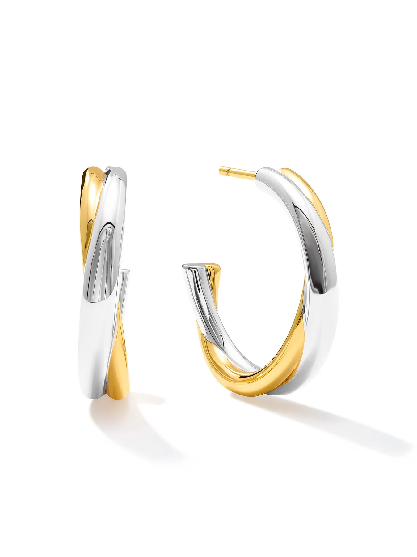 MIXED TWISTED - Hoops • Color: Gold/Silver | Ninety-9