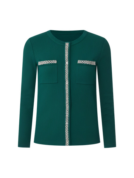 Pearl Trim Jacket | Ann Taylor