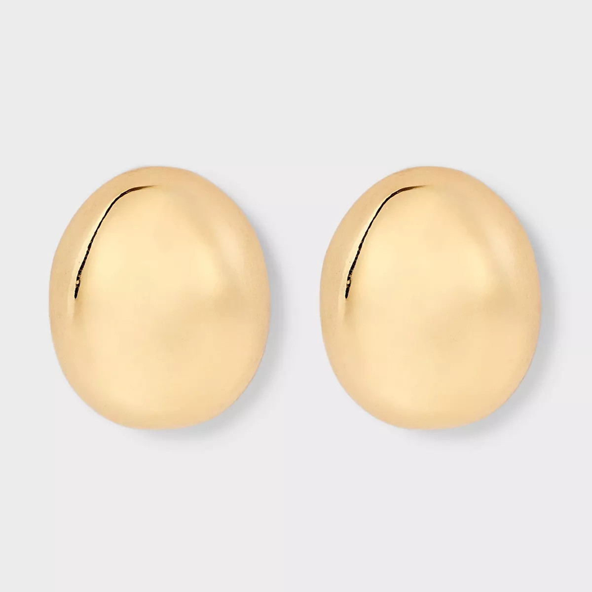 Post Polished Domed Earrings - A New Day™ Gold | Target