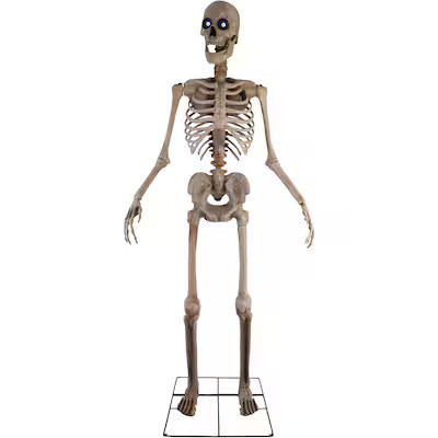 Haunted Hill Farm 8-ft Freestanding Motion Activated Talking Lighted Bones McNeely Skeleton Anima... | Lowe's