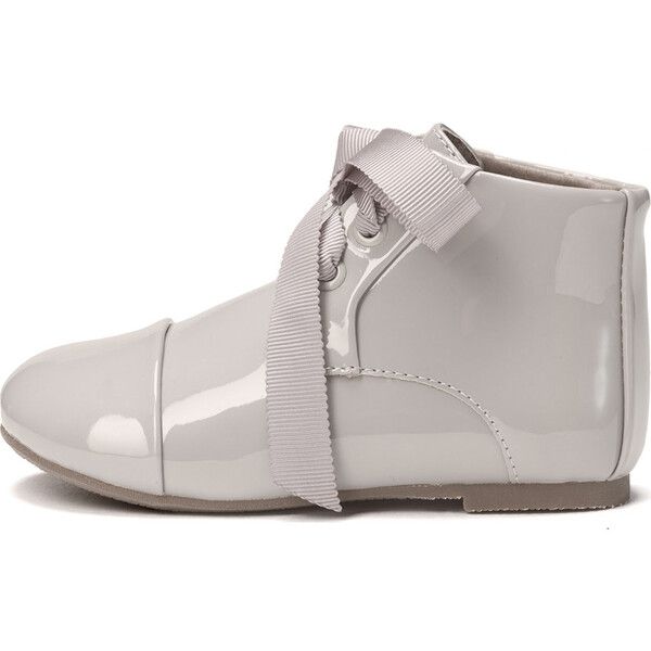 Jane PU Boots, Grey | Maisonette