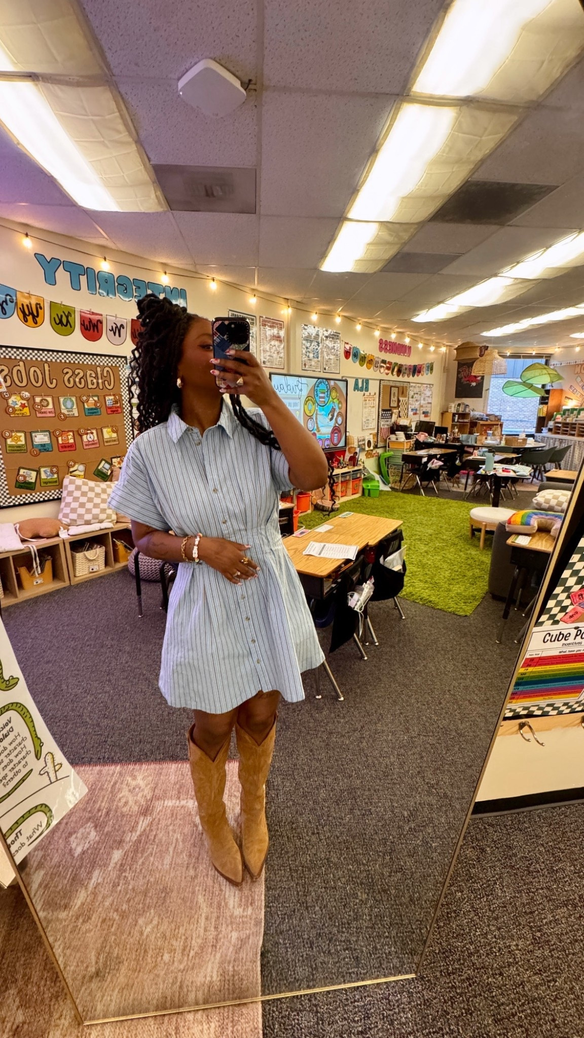 Friday! 
Dress: Medium for length

#LTKgrwm #LTKootd #LTKdayinmylife