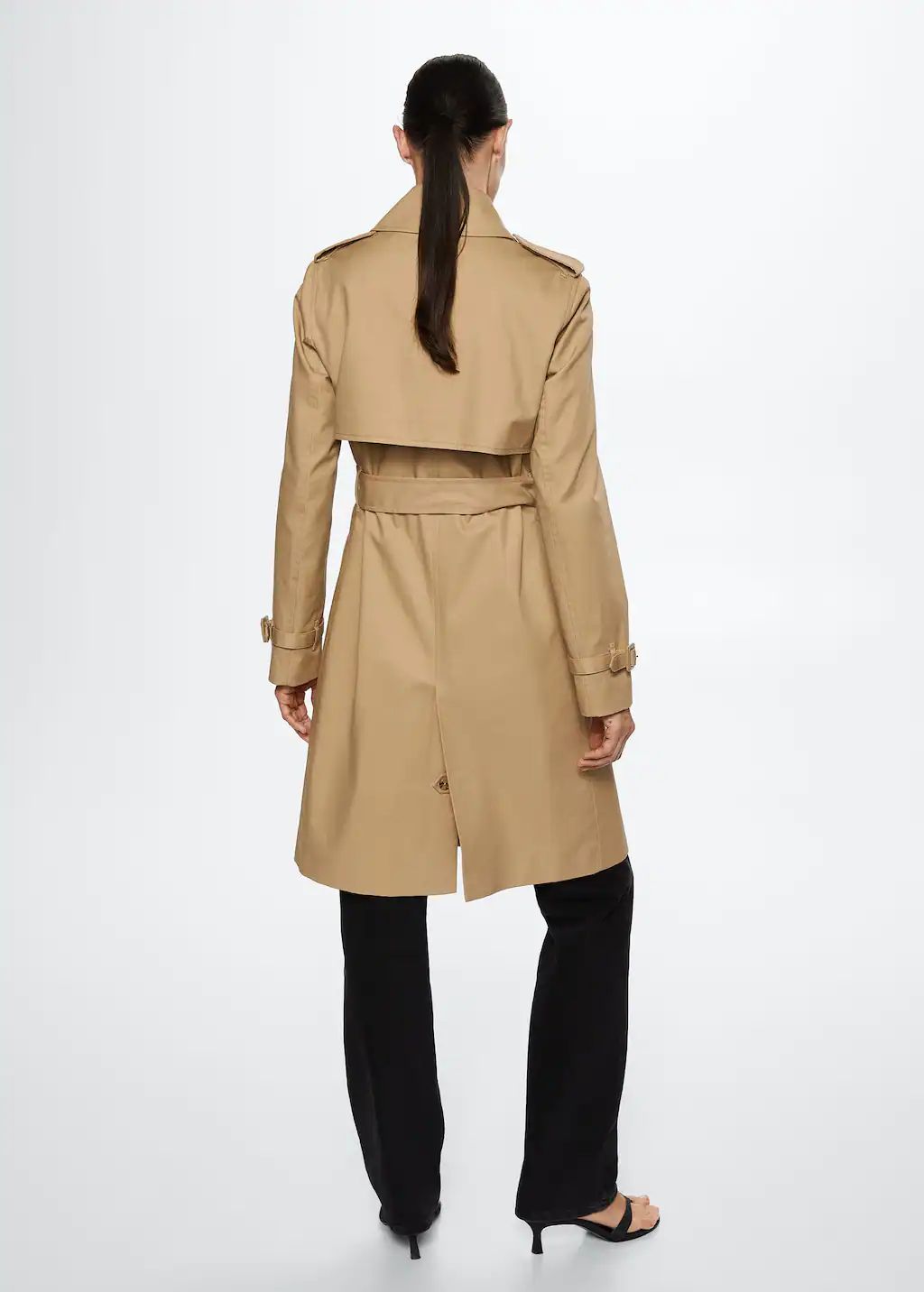 Cotton classic trench coat -  Women | Mango USA | MANGO (US)