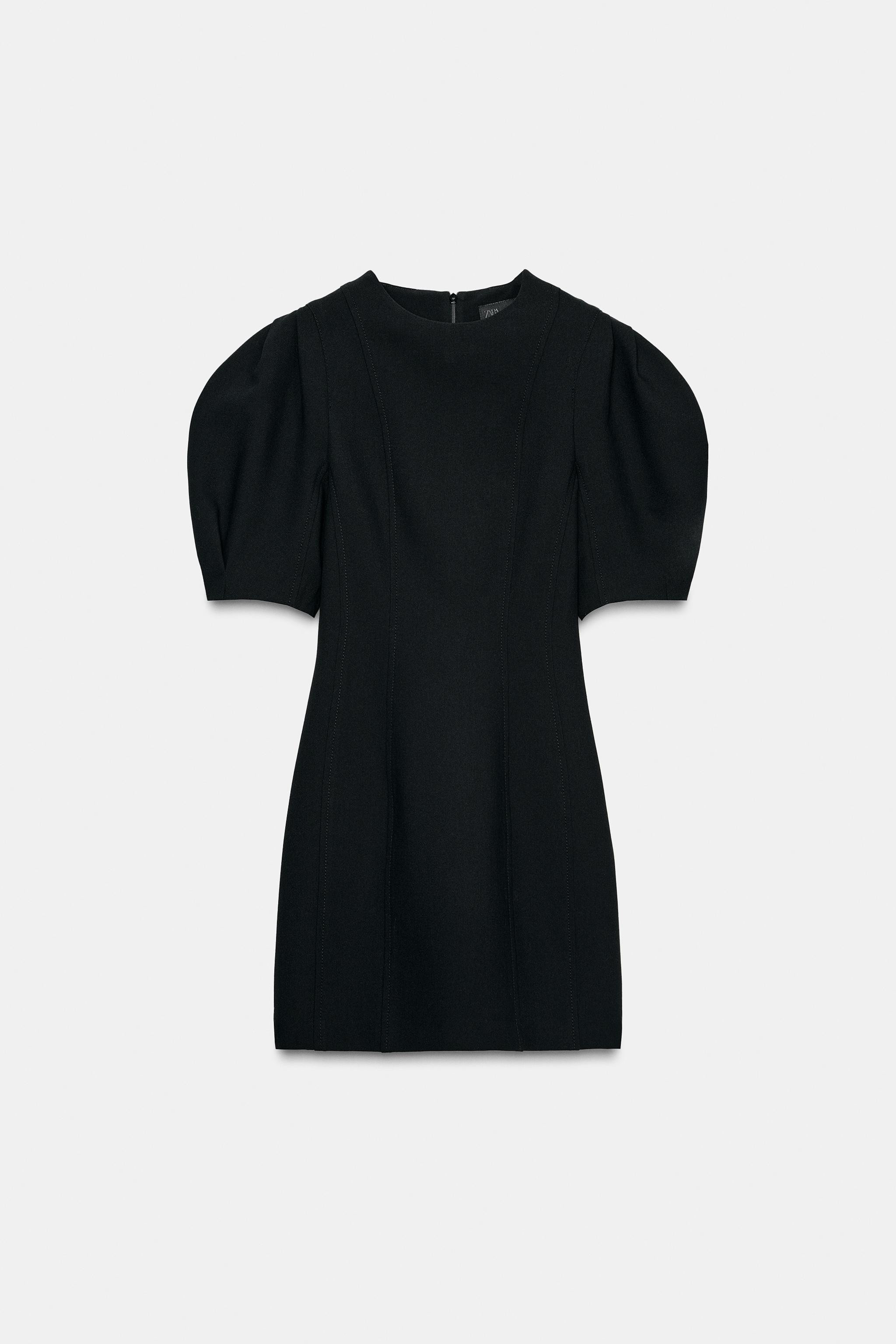 SHORT BALLOON SLEEVE DRESS | Zara US