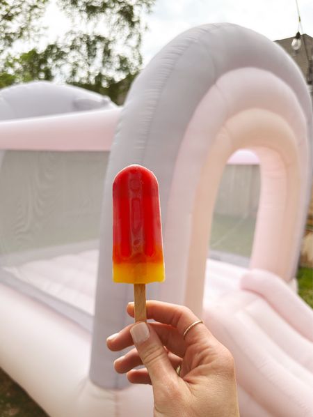 Ready for summer! These popsicles are so yummy and much better ingredients. My girls love them! And our bounce house was a million times worth it.. we use it all the time 🫶🏼🌸

#LTKhome #LTKkids #LTKparties