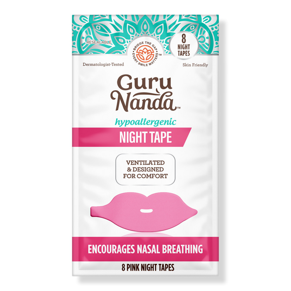 GuruNanda Hypoallergenic Pink Lip Shaped Night Tape | Ulta