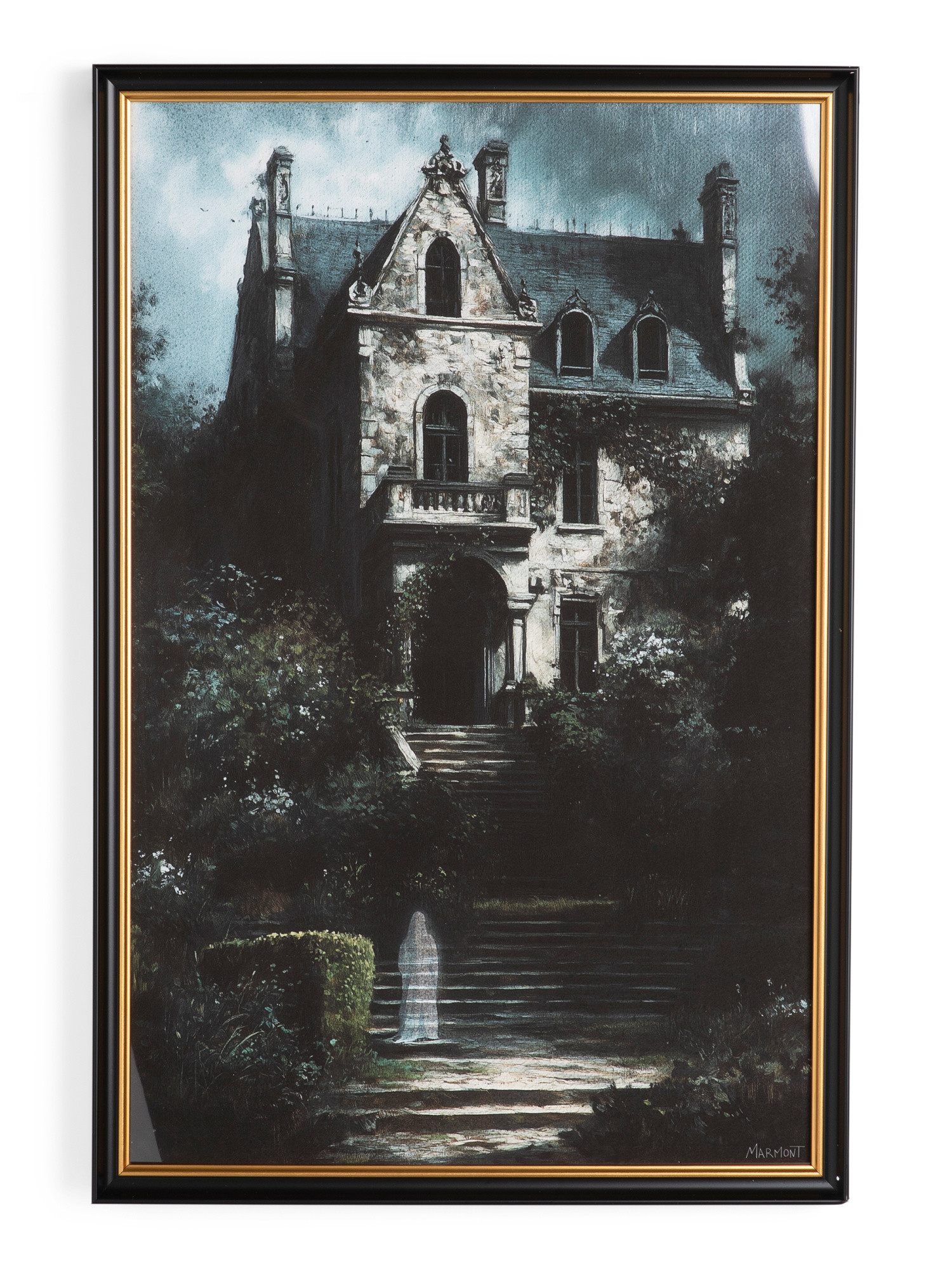 24x36 Scary House Wall Art | TJ Maxx