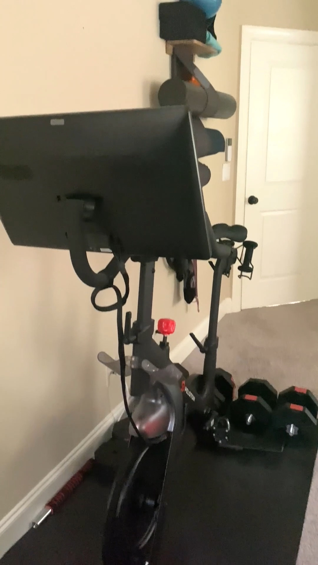 Creating a home gym doesn’t have to take up a bunch of space! Sharing my favorite finds for working out at home. 

This yoga mat storage rack is on sale now! I love how it hangs on the wall to eliminate clutter! My peloton bike is on sale now for the Amazon prime big deal days Sale 

#LTKxPrimeDay #LTKHome #LTKFitness