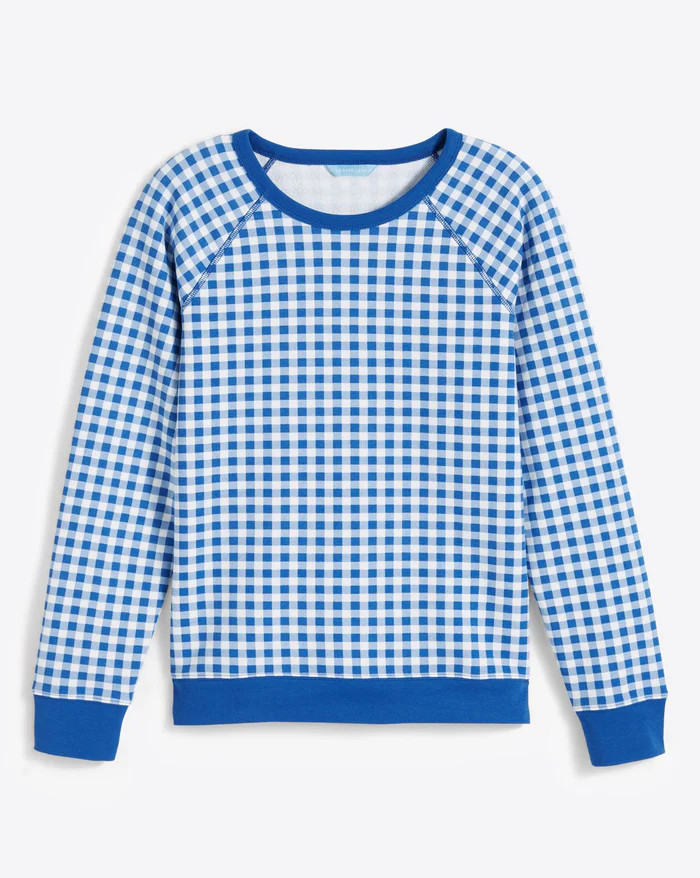 Natalie Sweatshirt in Gingham | Draper James (US)