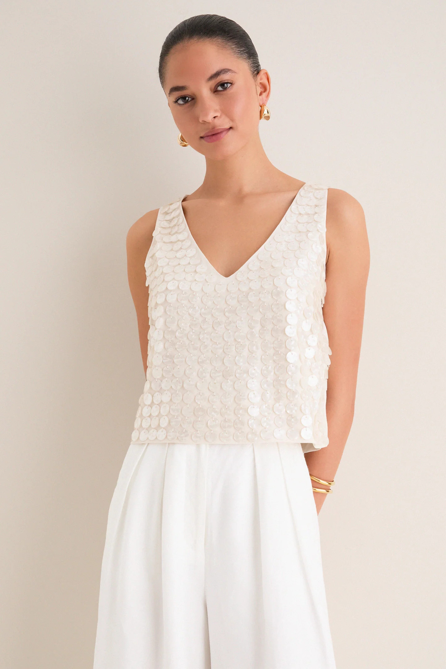 Pearl Shells Disco Tank | Tuckernuck (US)