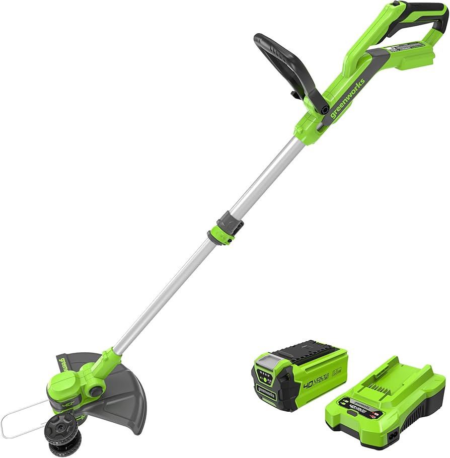 Greenworks 40V 13-Inch Cordless String Trimmer / Edger (Gen 2), 2.0Ah Battery and Charger Include... | Amazon (US)