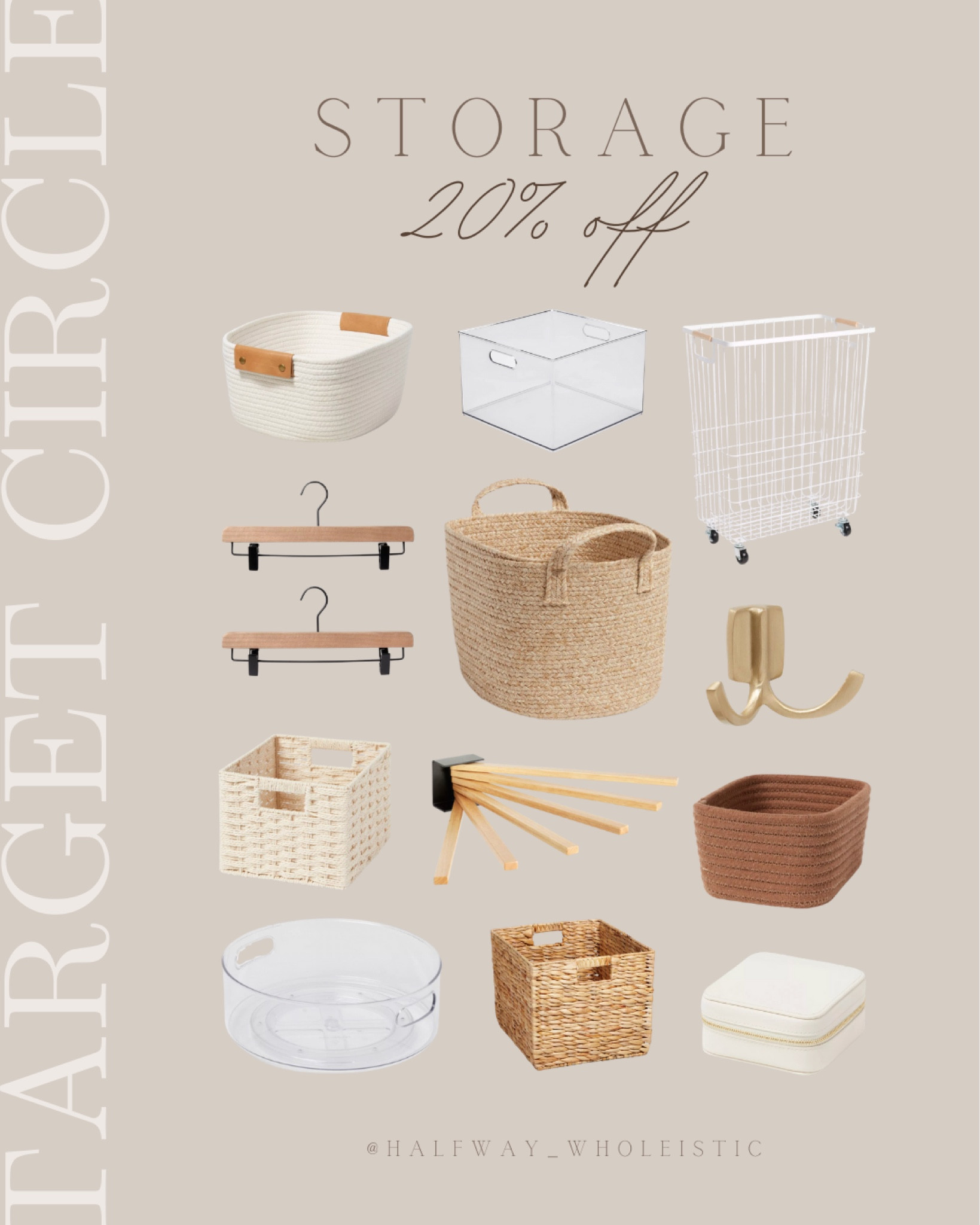 Target Circle week continues! Shop these neutral storage favorites and save 20% 🎉

#basket #bin #acrylic #organize #closet 

#LTKhome #LTKsalealert #LTKSeasonal