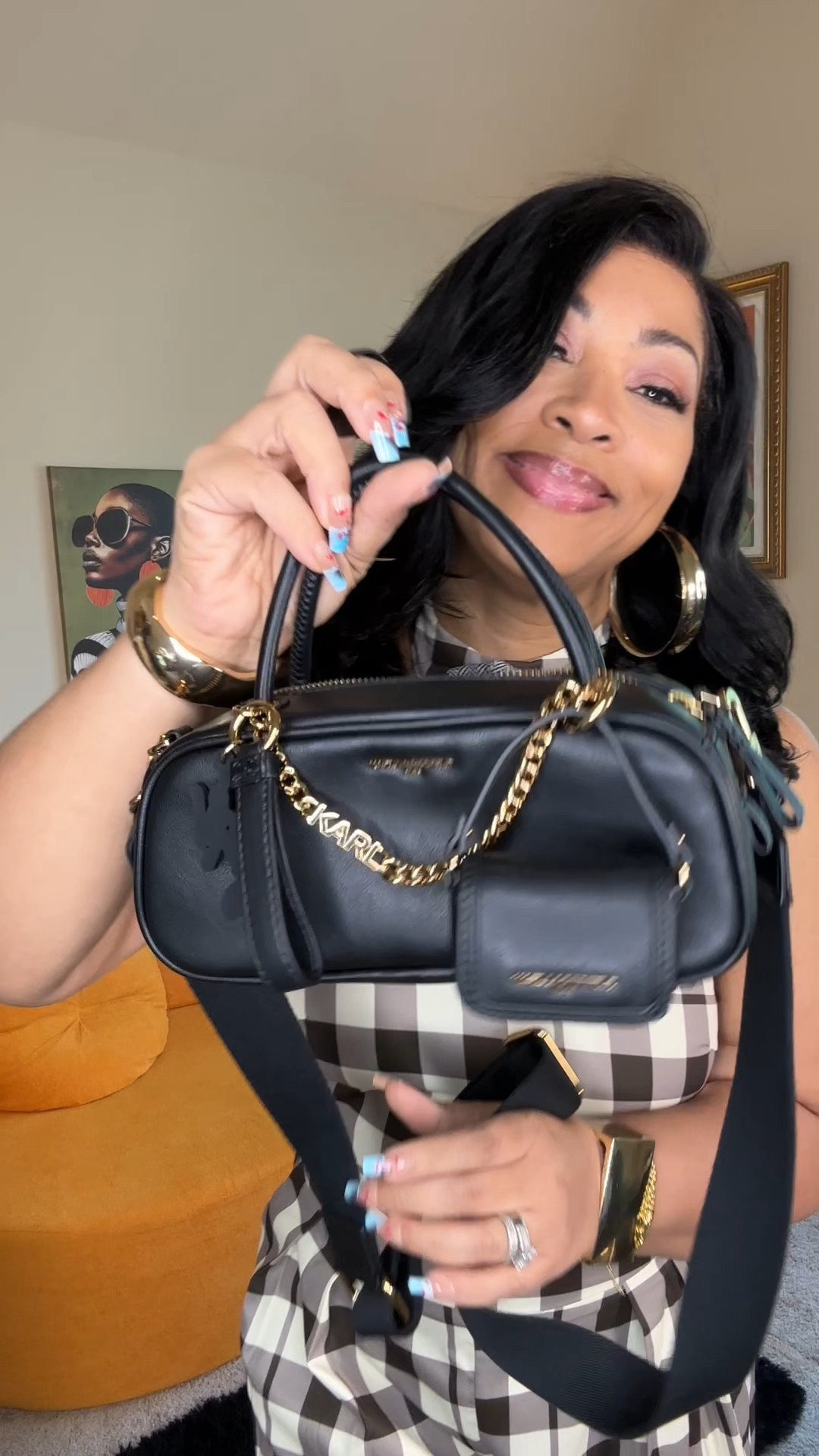 GRWM for my anniversary dinner! They daddy dress your age. I say dress however you feel! This plaid crop top pants set was the perfect fit for me with these unique block toe sandals, block accessories and Lagerfeld bag. #styleinspo #genxfashion #summeroutfits 

#LTKgrwm #LTKOver40