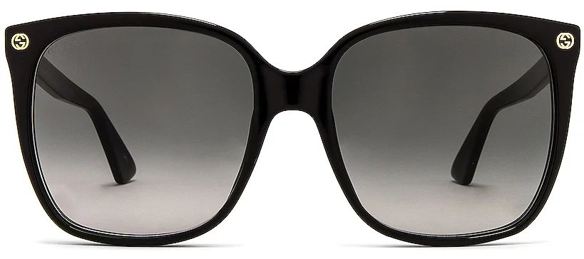 GUCCI GG0022 001 Square Sunglasses | SOLSTICE