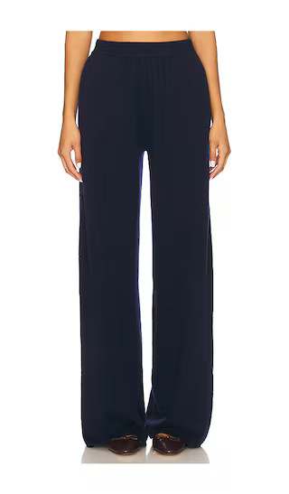 Hansen Wool Cashmere Pant in Navy | Revolve Clothing (Global)