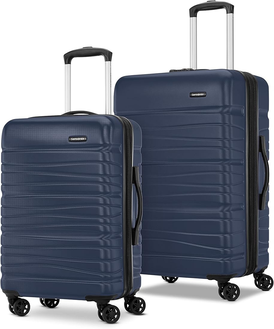 Samsonite Evolve SE Hardside Expandable Luggage with Spinners | Classic Navy | 2PC SET (Carry-on/... | Amazon (US)