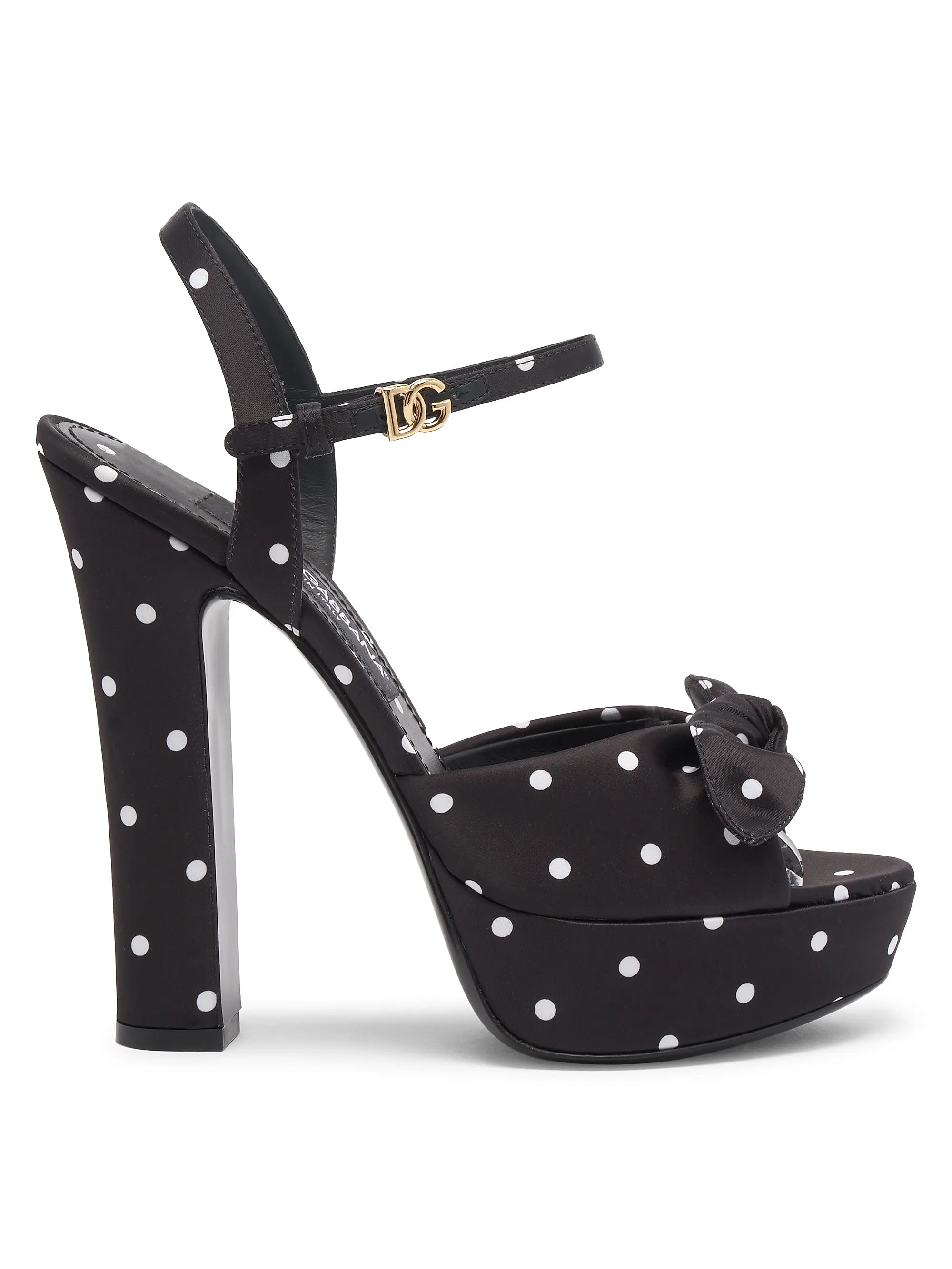 Kira 135MM Polka Dot Platform Sandals | Saks Fifth Avenue