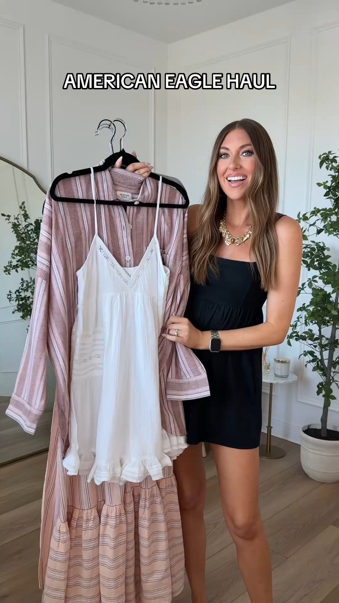 American Eagle haul!! I’m 15 weeks pregnant and I stuck with my true size in everything! ☺️ If you aren’t pregnant, size down in the striped knit loungey pants, they run big!! 😉 Also! Everything is 30-40% off!! 