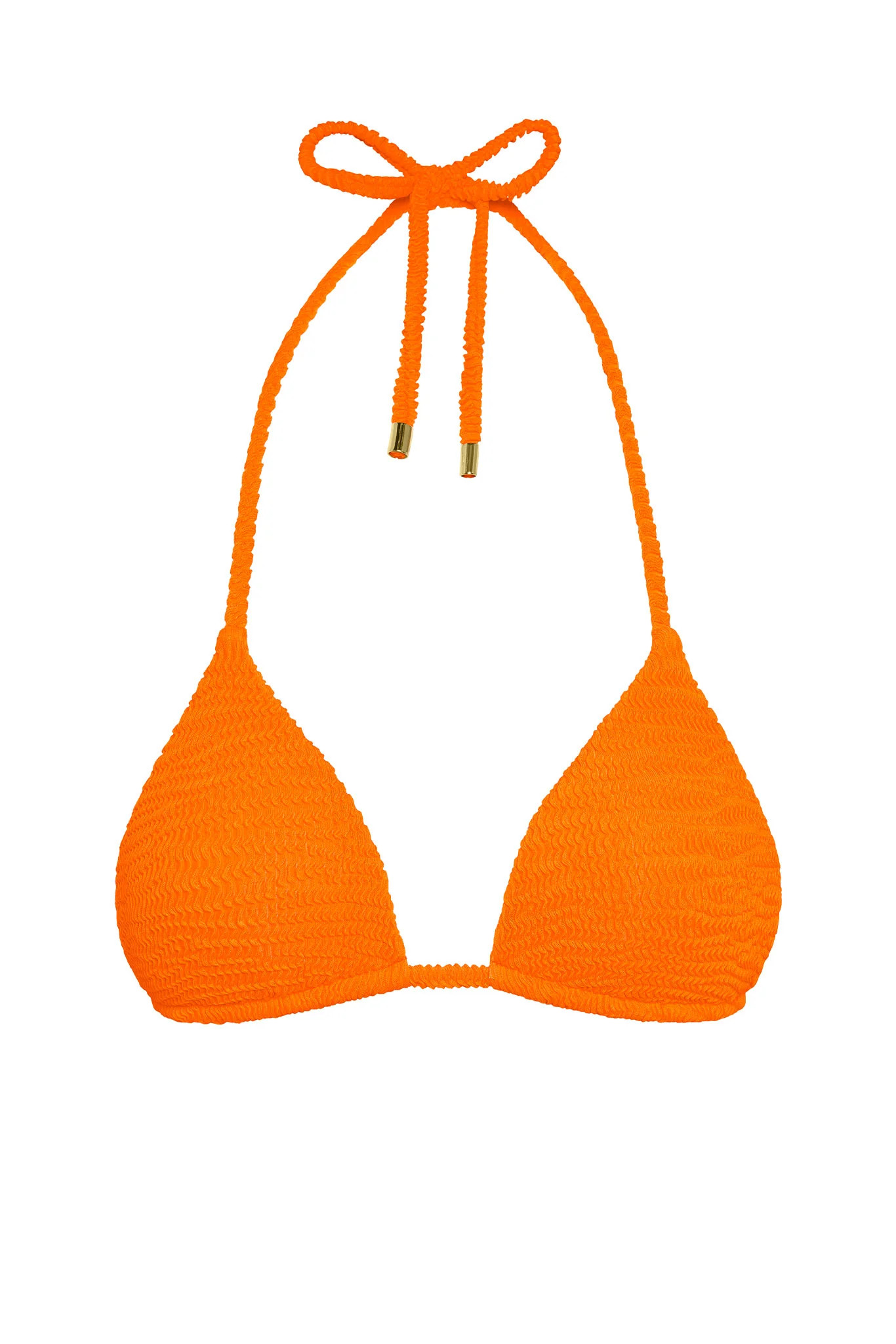 Palma Top - Tangerine Crinkle | Monday Swimwear