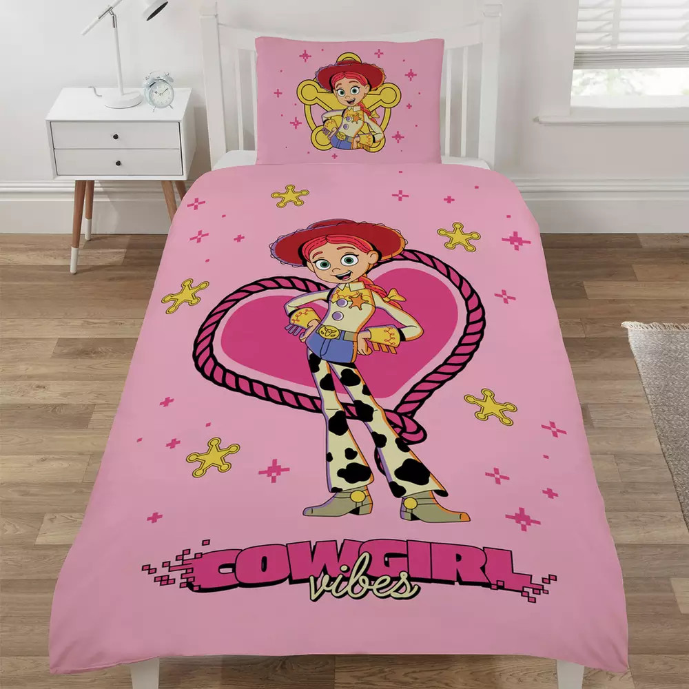 Buy Disney Toy Story 5 Kids Jessie Pink Bedding Set - Single | Kids bedding | Argos | argos.co.uk