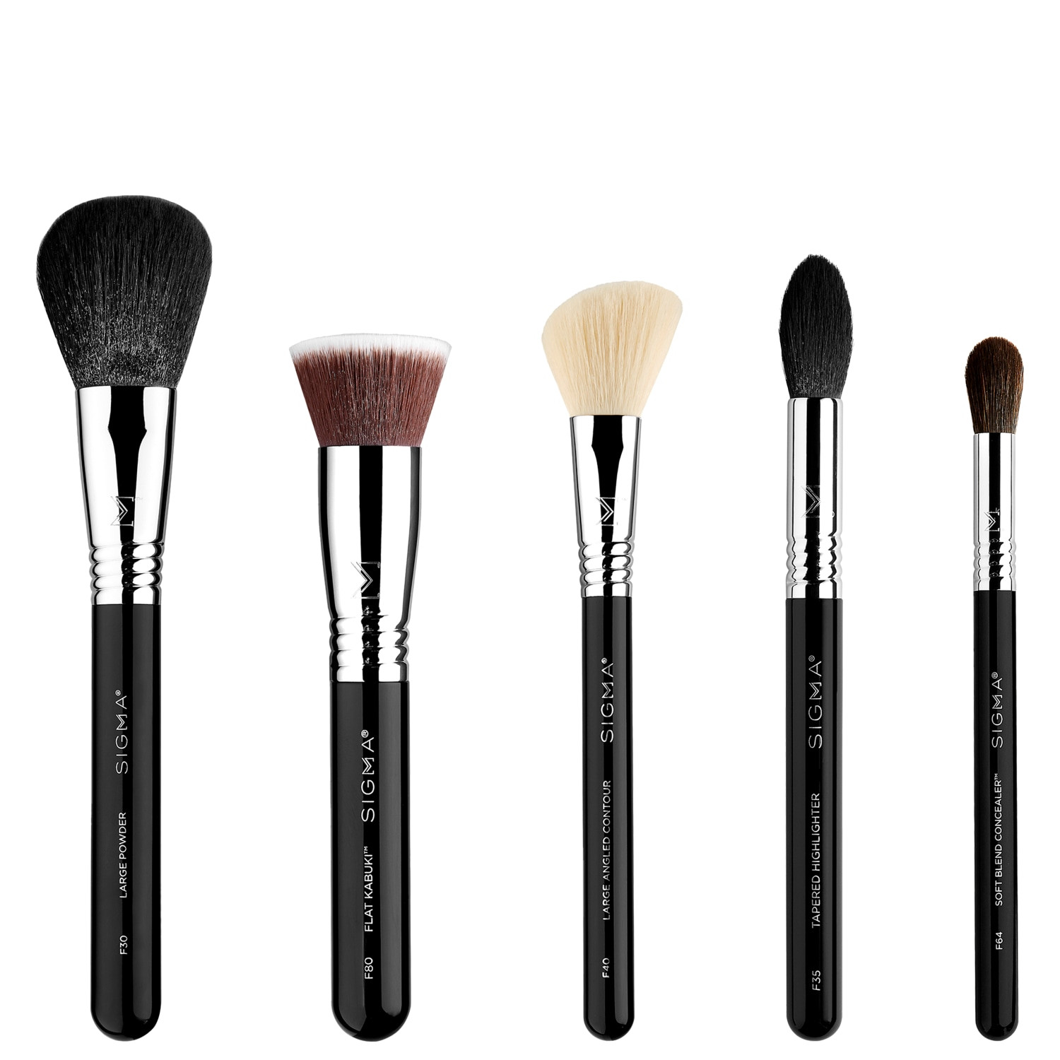 Kit de Pincéis Sigma Beauty Classic Face Brush Set (5 Produtos) | Beautybox (BR)