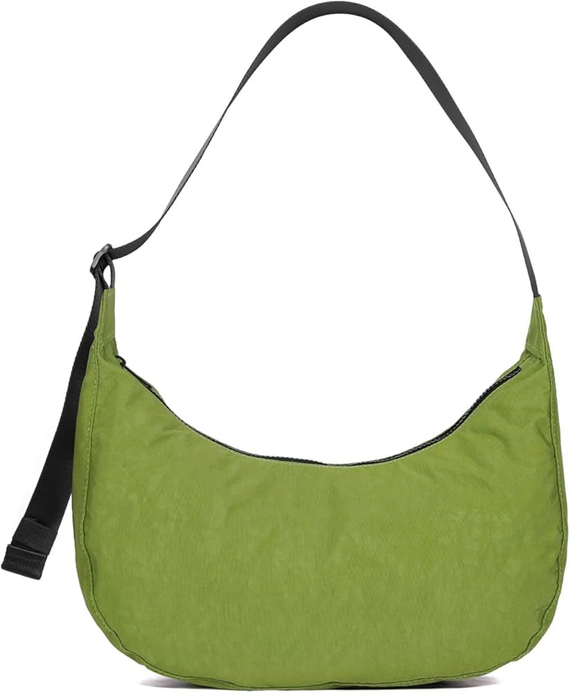 FASTFAIRY Medium Nylon Crescent Bag Crossbody Bag Shoulder Bag 2-in-1 | Amazon (US)