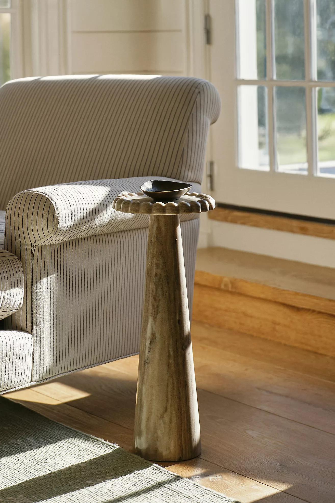 Lyla Marble Drink Table | Anthropologie (US)