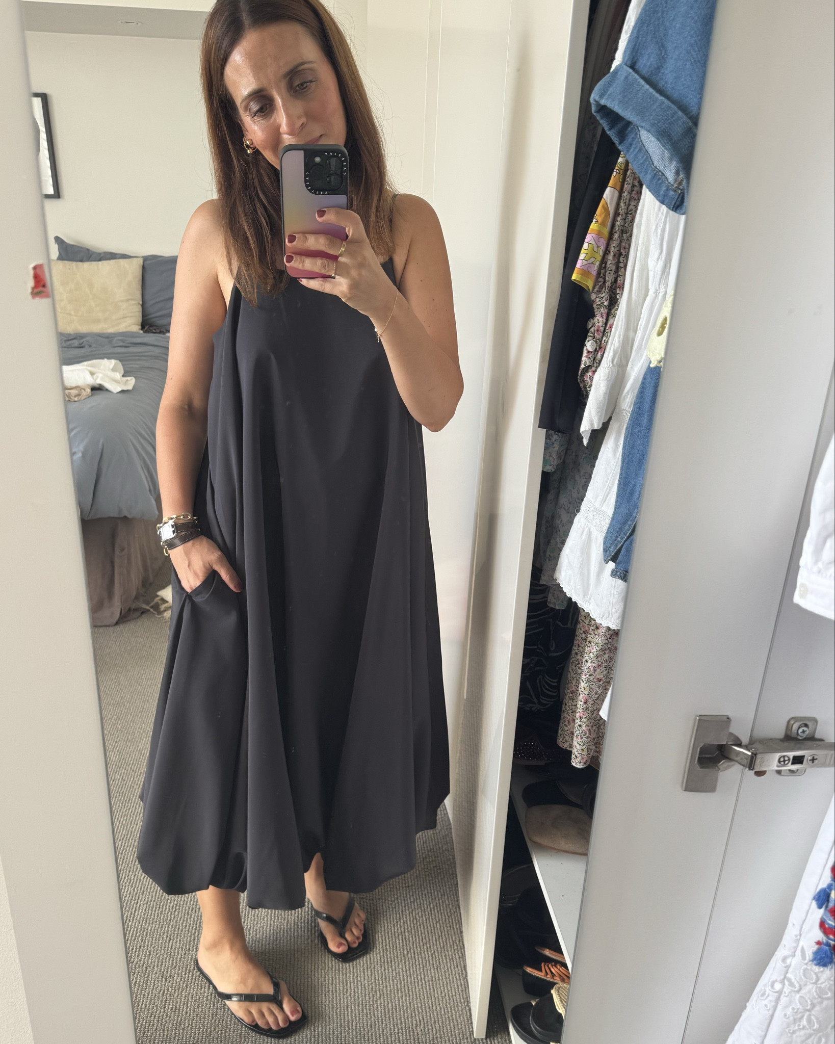 Incredible Cos dress size 6 — generous fit. Toteme flats. Reliquia bracelet. 8 Other Reasons necklace. 

#LTKsummer #LTKdatenight #LTKaustralia