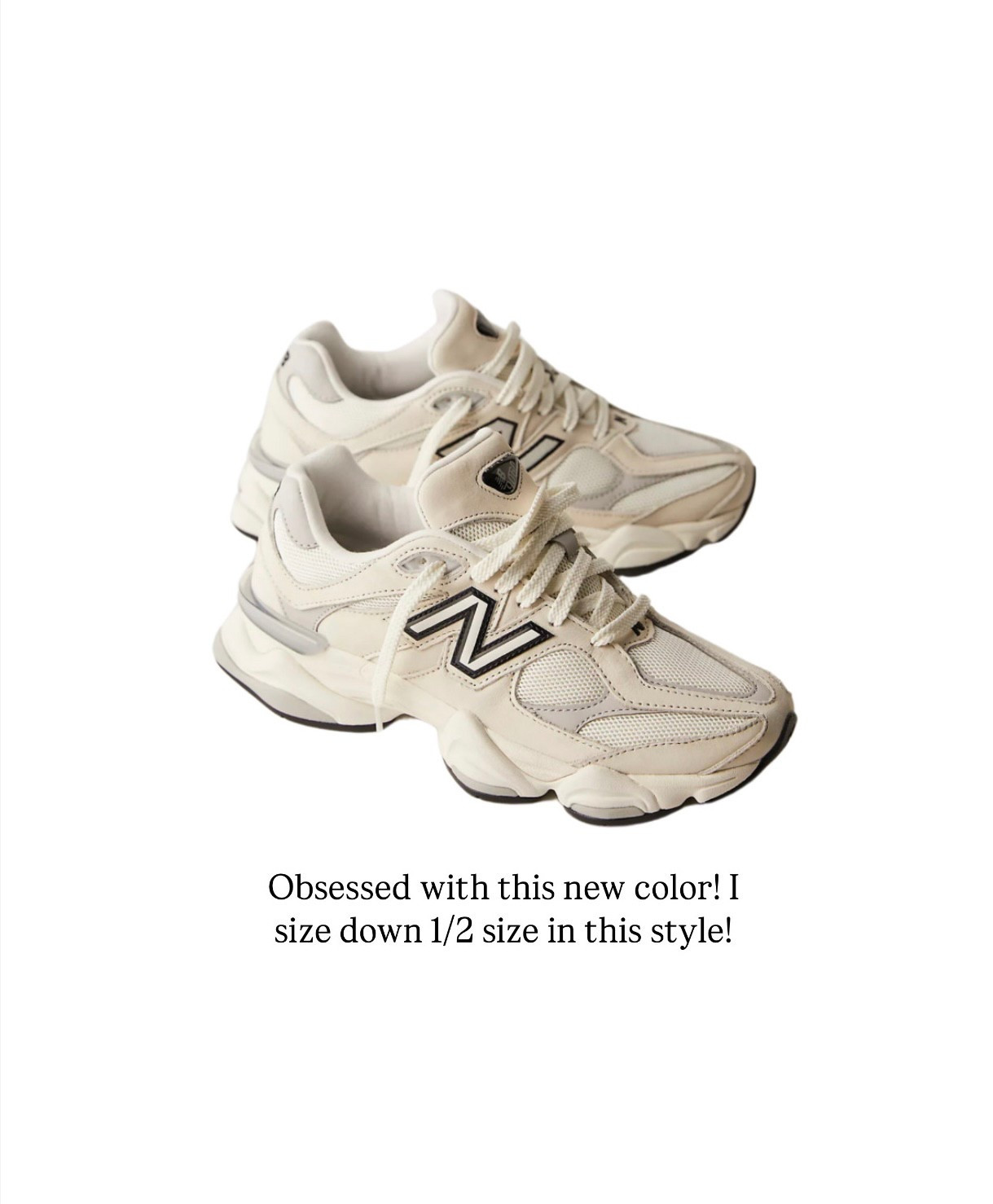 New Balance new color alert! Loveeee these so much 🤍 size down 1/2! 

#LTKStyleTip #LTKU #LTKShoeCrush