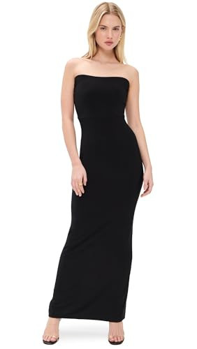 Norma Kamali Women's Strapless Long Dress, Black, XS | Amazon (US)