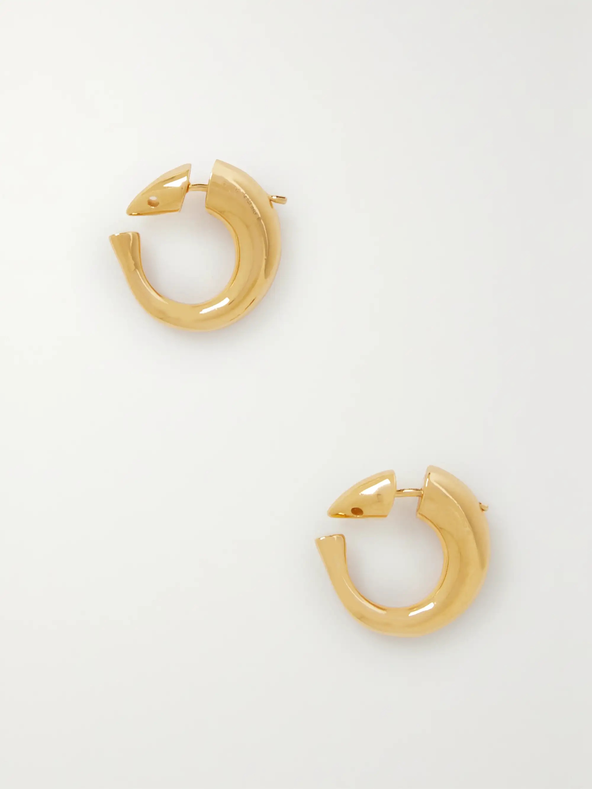 Gold vermeil hoop earrings | NET-A-PORTER APAC