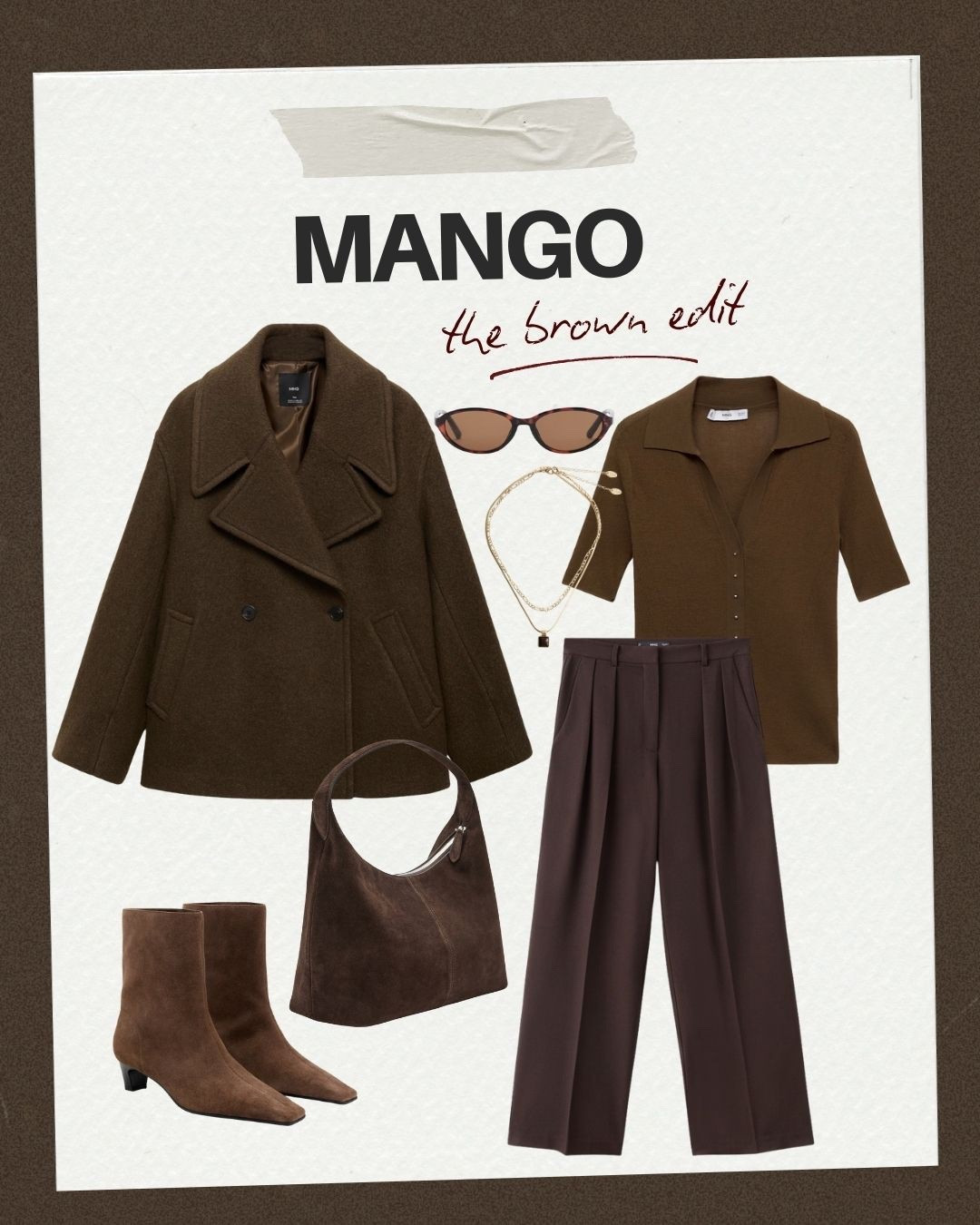 Mango Outfit Idea. The Brown Edit 

#LTKHoliday #LTKGiftGuide #LTKootd