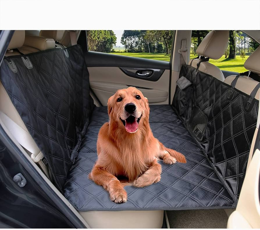 kmirepa Back Seat Extender for Dogs, Dog Car Seat Cover Hard Bottom for Back Seat Bed for Car Cam... | Amazon (US)