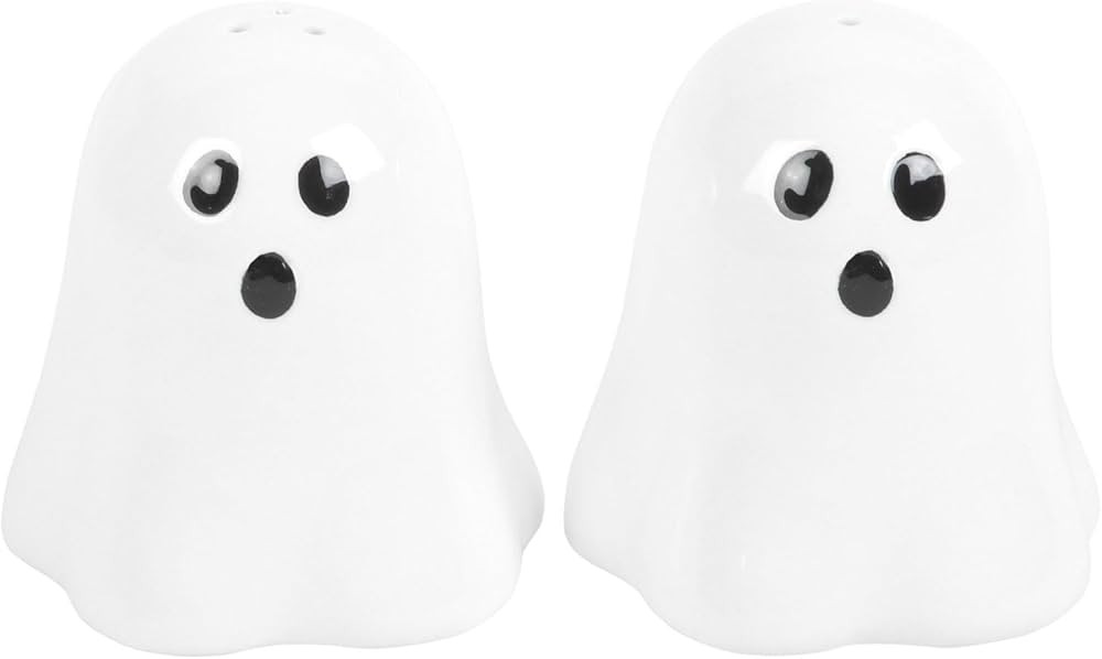 Spooky Ghost Salt & Pepper Shakers: Charming Halloween Table Decor | Durable Construction | Versa... | Amazon (US)