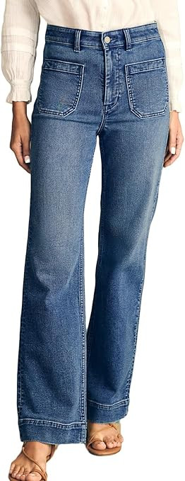 Astylish Women's Wide Leg Jeans High Waisted Stretchy Straight Leg Jeans Loose Trendy Denim Pants... | Amazon (US)