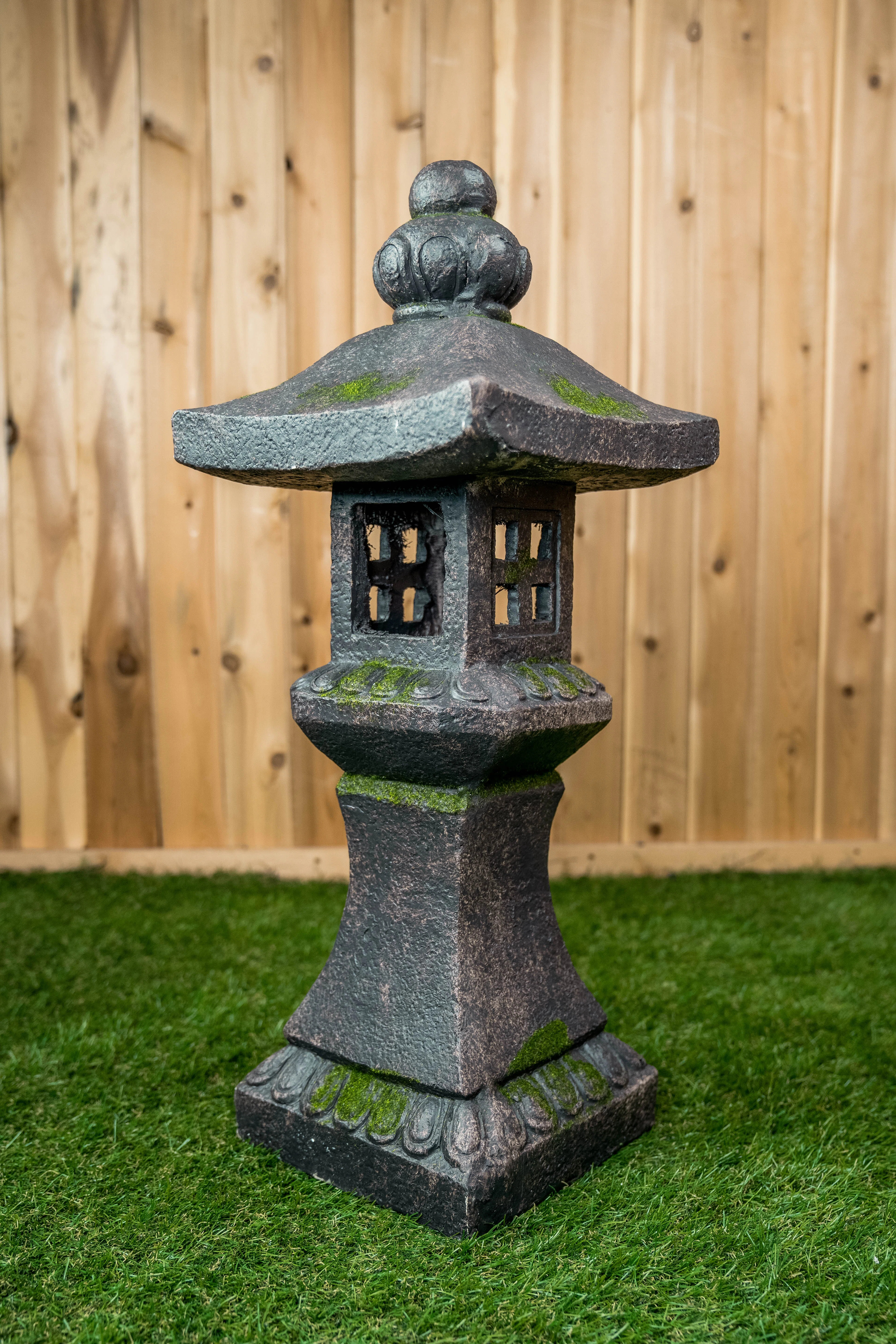 27In Grey Stone Pagoda Lantern | Wayfair North America