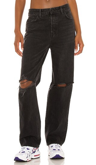 Amanda Mid Rise Loose in Downtown | Revolve Clothing (Global)