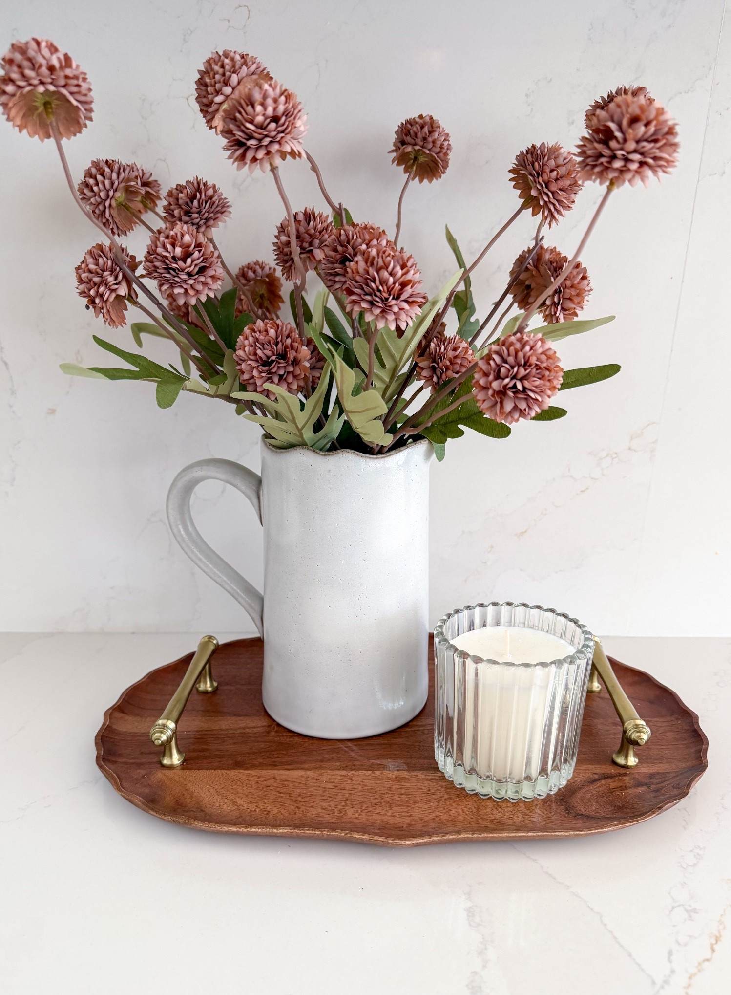 Spring stems, Valentine’s decor, blush stems, stoneware pitcher, Hearth and Hand pitcher, wood tray 

#LTKHome