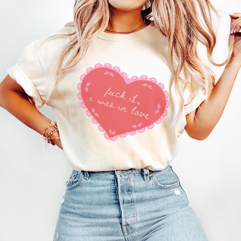 Valentine Tee Valentines Day Graphic Tee Vintage Valentine Taylor Valentine Tee Taylor Merch Cute... | Etsy (US)