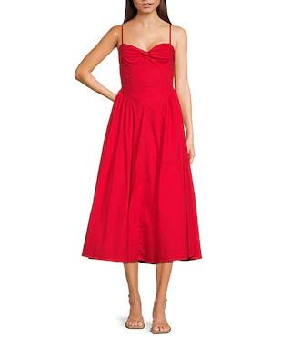 NIA Destene Sleeveless Sweetheart Maxi Dress | Dillard's | Dillard's
