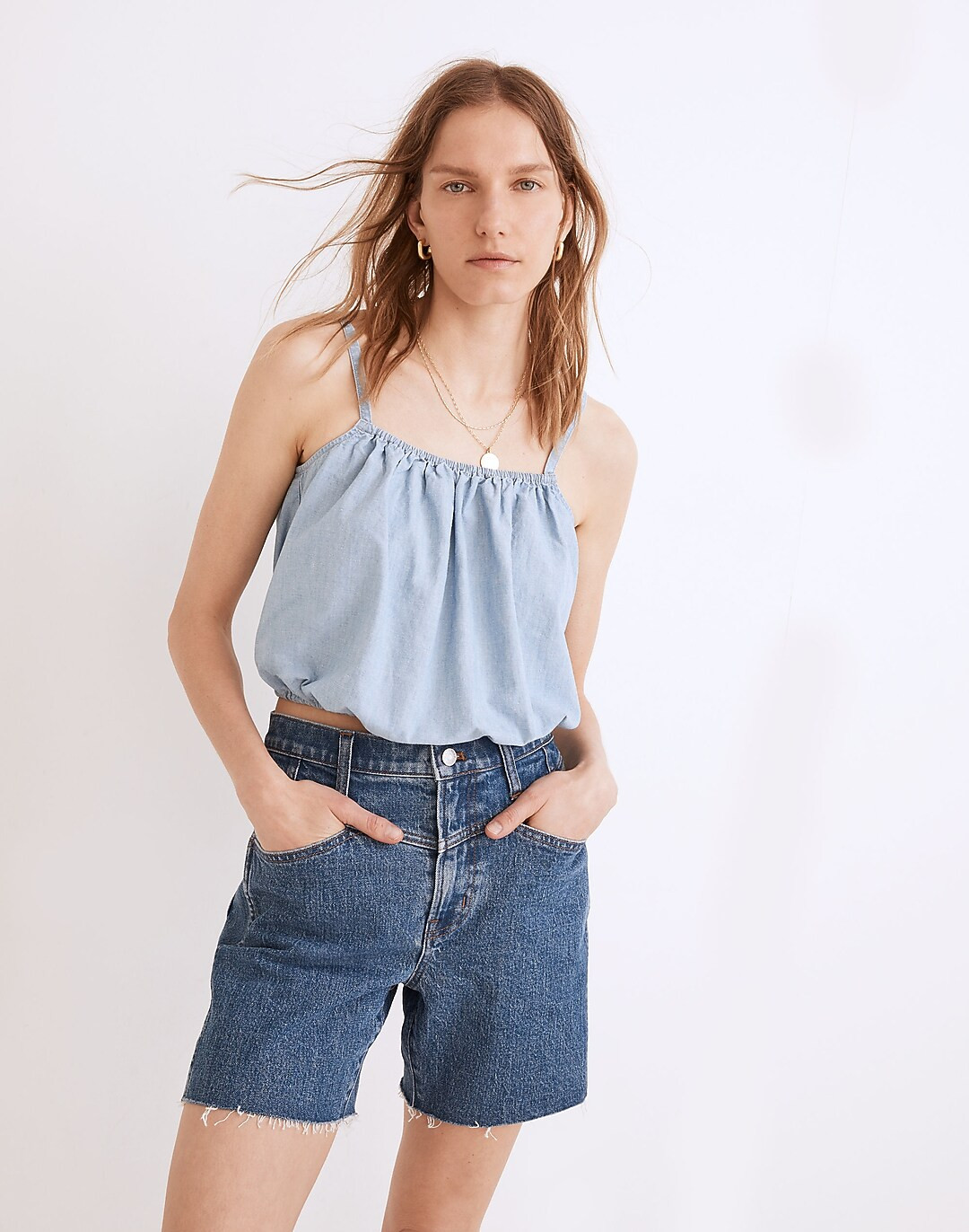 Chambray Meriden Top in Vineshire Wash | Madewell