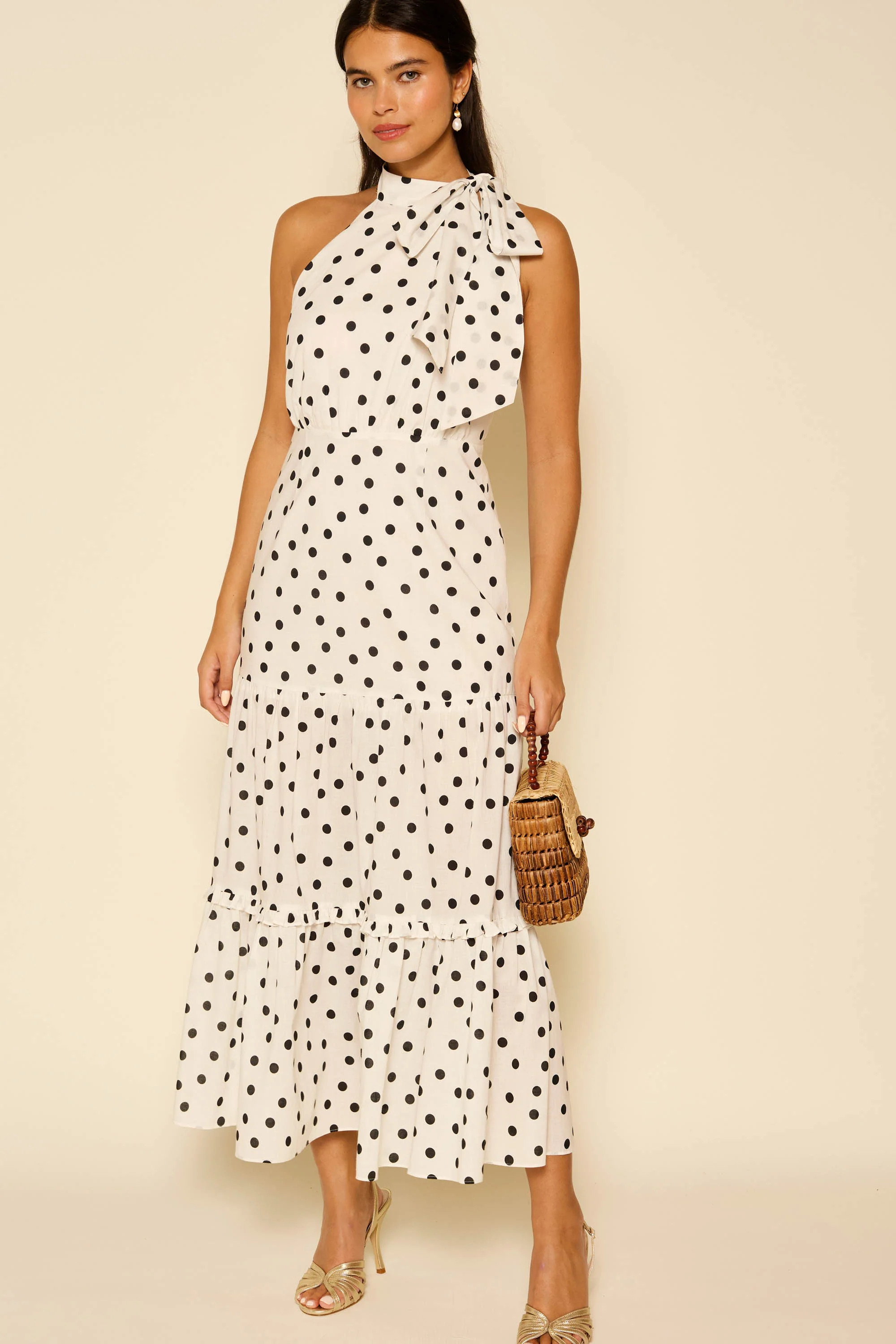 Eleanor - Bohemia Spot Ivory | Rixo