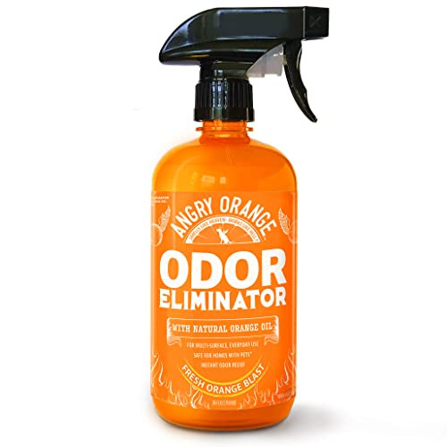 ANGRY ORANGE Pet Odor Eliminator for Strong Odor - Citrus Deodorizer for Strong Dog or Cat Pee Smells on Carpet, Furniture & Indoor Outdoor Floors - 24 Fluid Ounces - Puppy Supplies | Amazon (US)