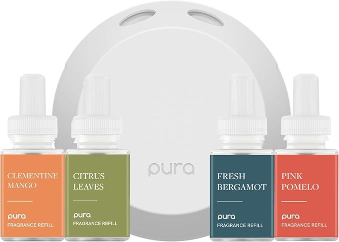 Pura 4 Smart Home Fragrance Device Starter Set - Scent Diffuser for Home - Air Deodorizer & Odor ... | Amazon (US)