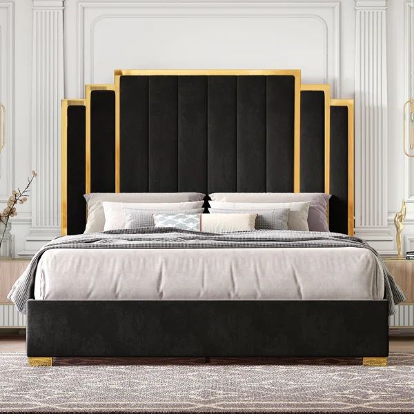 Dekland Upholstered Platform Bed | Wayfair North America