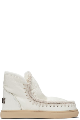 White Sneaker Boots | SSENSE