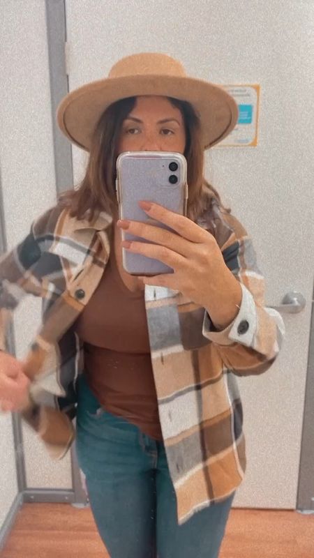 Okay this is the perfect Shacket for midsize women at Walmart plus love this high rise jeans and amazing hat on sale . #midsizefashion #middizewalmaty #walmartfashionfinds

#LTKSeasonal #LTKcurves #LTKSale