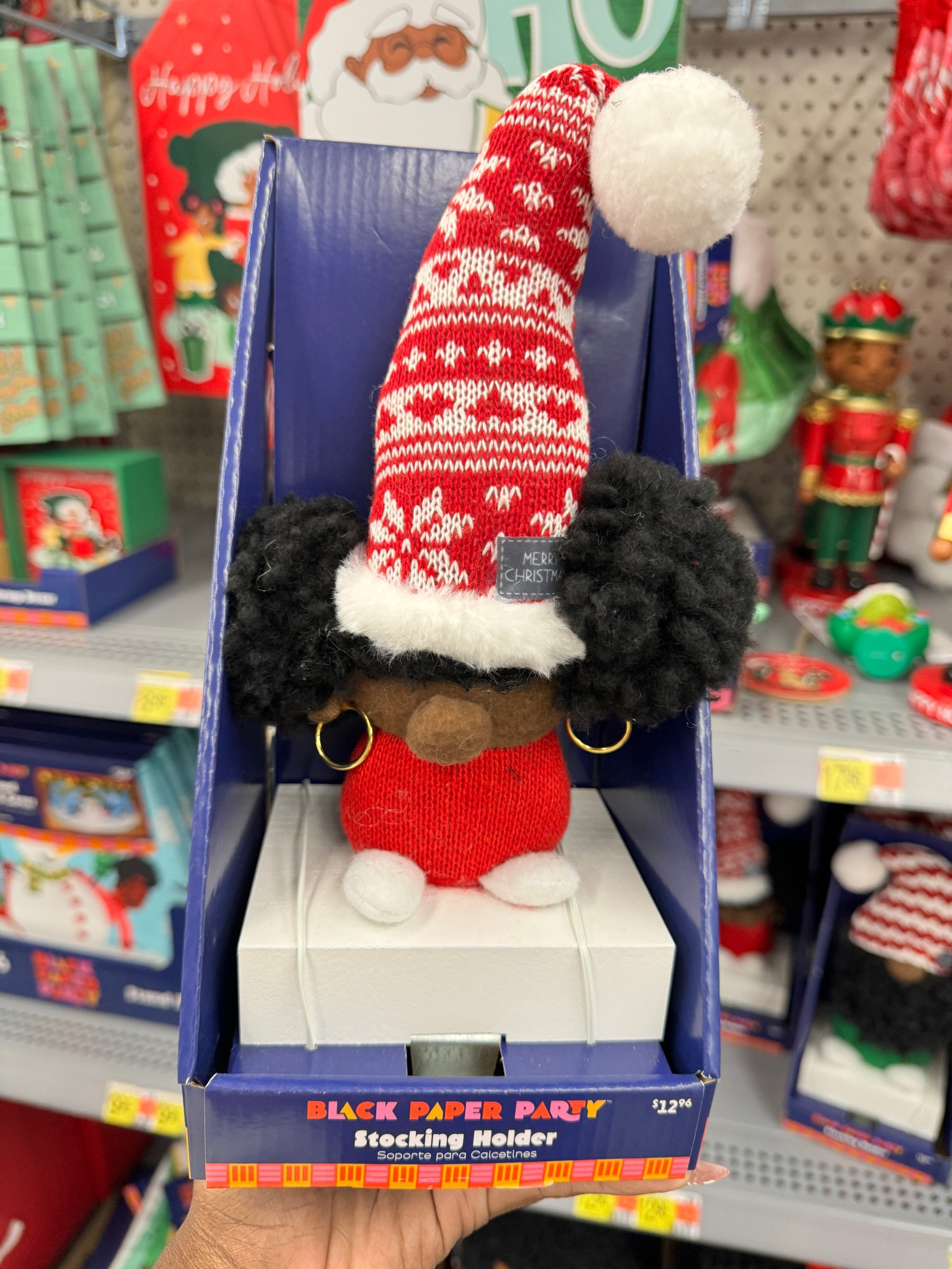I mean look how cute this black gnome stocking holder  is from The Black Paper Party. I came across this at Walmart in the Christmas decor aisle and I’m so glad I did!   

#LTKhome #LTKSeasonal #LTKHoliday