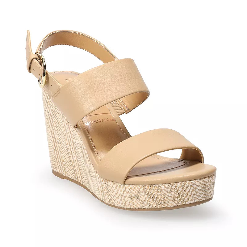 LC Lauren Conrad Wileen 2 Women's Wedge Sandals | Kohl's