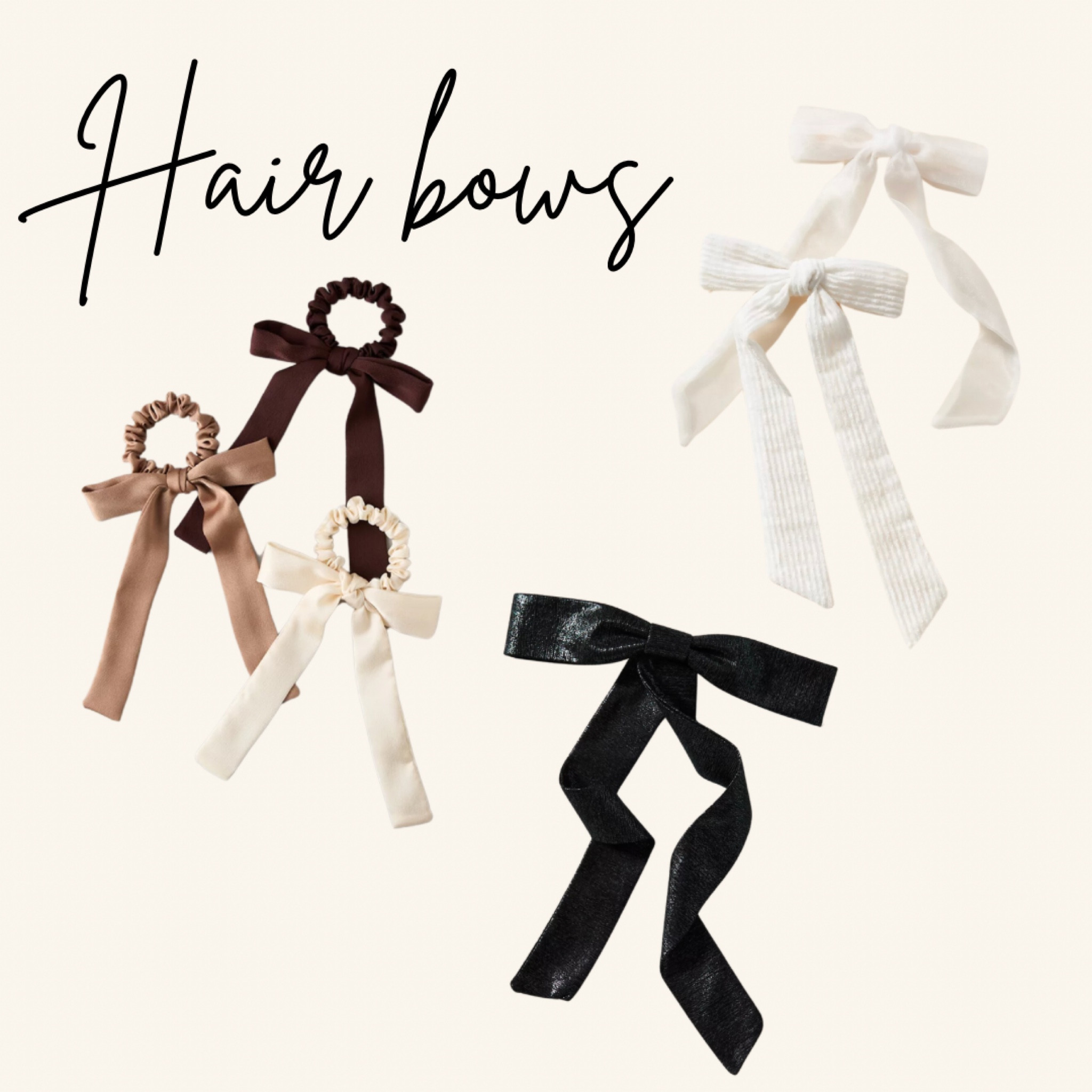 Hair bows! 

#LTKStyleTip #LTKSummerSales #LTKBeauty